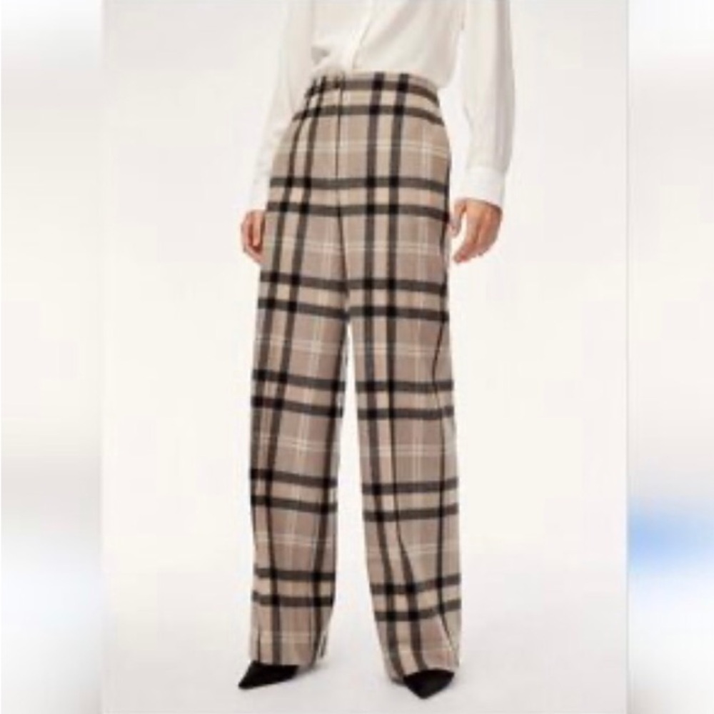 Wilfred Madison Trousers, Sz 4 - Like New, plaid